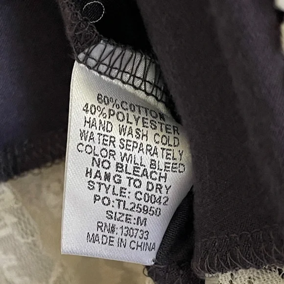 Umgee Open Front Lace Fringe Cardigan Boho Cottagecore | Size M - Picture 11 of 11